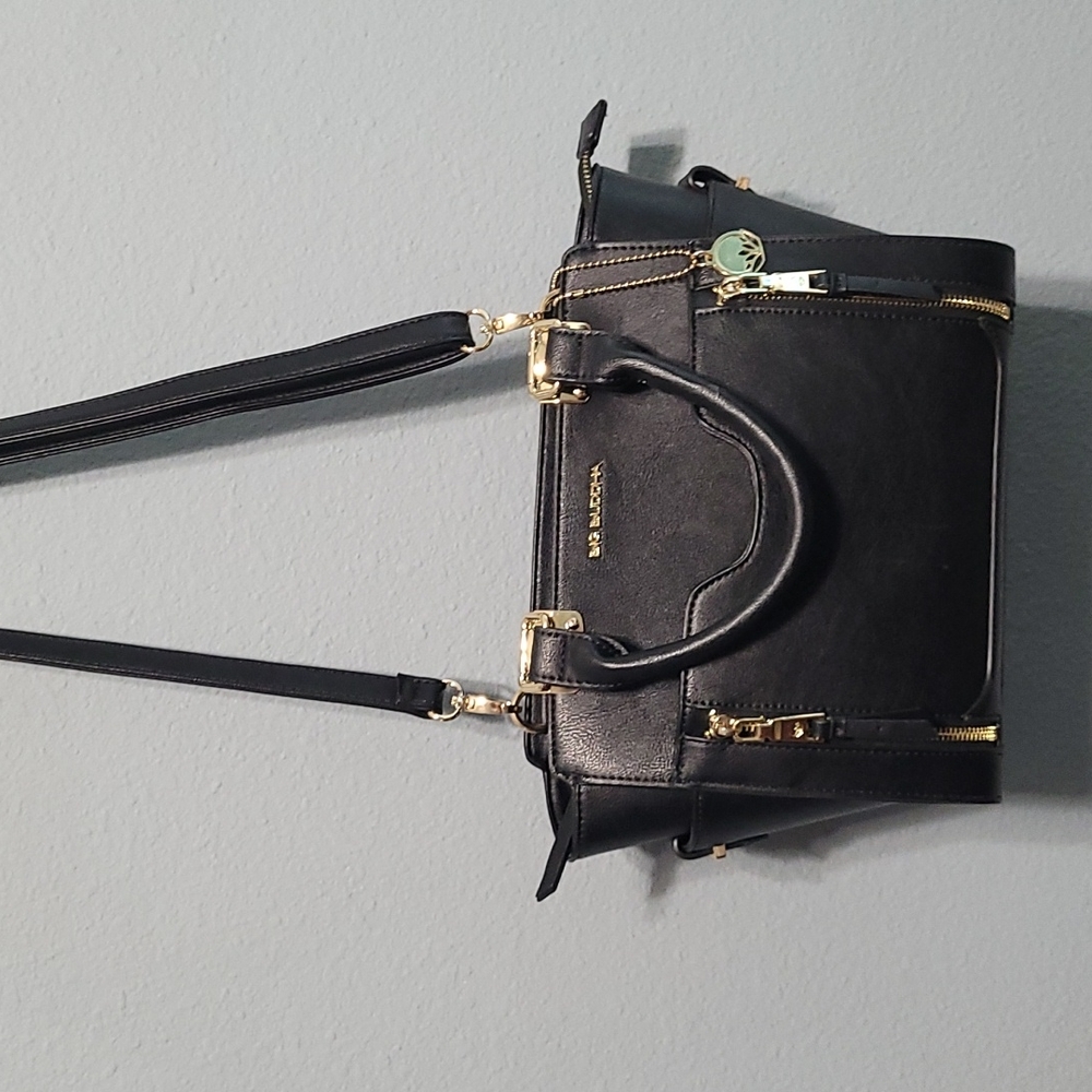 Black and gold big Buddha purse